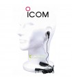 Headset with remote microphone and PTT HM-128L ICOM