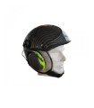 ULM TZ helmet + X4 3M-Peltor screw-on noise-cancelling headset