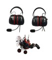 Paar Headsets Intercom Integra Premium