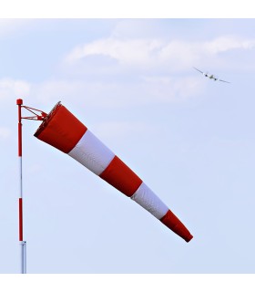 STNA approved windsock red and white for aviation