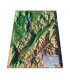 map in relief 3D map of the region Belledonne Chartreuse Bauges