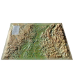 3DMap Drôme Ardèche Relief Map