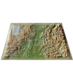 Reliefkarte von Drôme Ardèche 3DMap