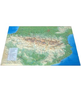 3DMap Reliefkarte der Pyrenäen