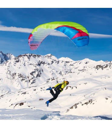 Aile de démo de parapente Mirage 2 RS de couleur Flash de la marque Swing