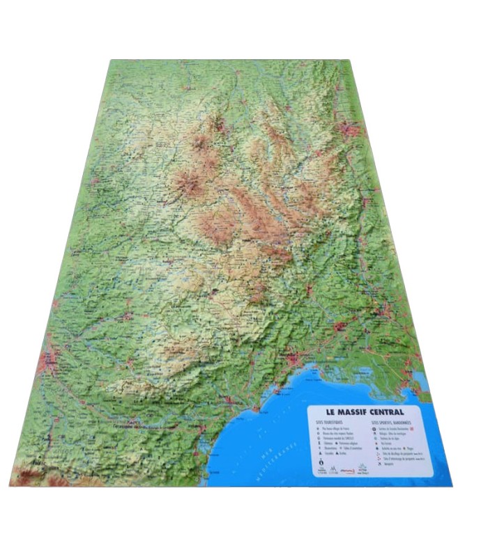 Map of the central mass of the 3D Map