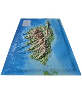 corse relief map of the 3D Map brand