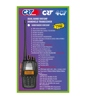 Free Vol Radio Bi-Bande VHF and UHF 4CF V2 CRT
