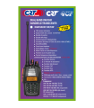 Dualband VHF und UHF Freiflugfunkgerät 4CF V2 CRT