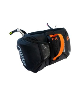 Ventral container for paragliding rescue of the Niviuk brand.