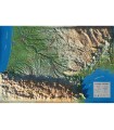 3DMap Reliefkarte von Okzitanien