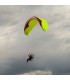 Aile paramoteur dans les airs Carve 2 couelur lime Gin