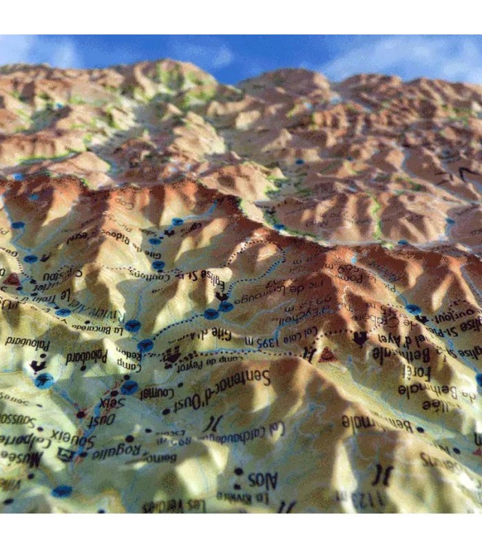Relief Map of Ariege 3DMap