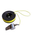 Rescue rope with Free*Spee signal whistle