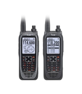 VHF Aviation and Microlight Portable Radio IC-A25CEFRII ICOM DGAC Approved