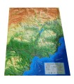 Massif de l'Esterel relief map - Pays de Fayence 3DMap