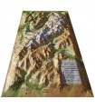 3DMap Mini Relief Map of the Tour du Mont Blanc
