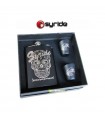 Flask with 2 glasses in Syride gift set