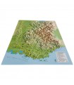 3DMap French Alps and Alpine Massifs Relief Map