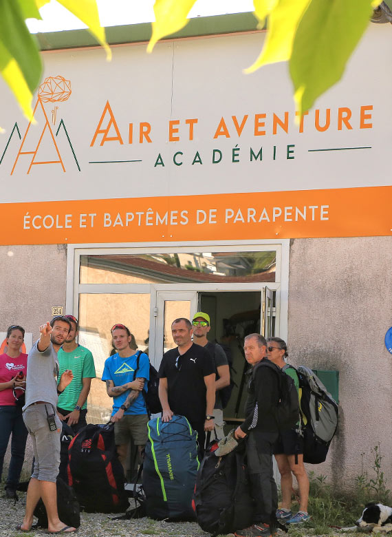 Air et Aventure école de parapente à Lumbin